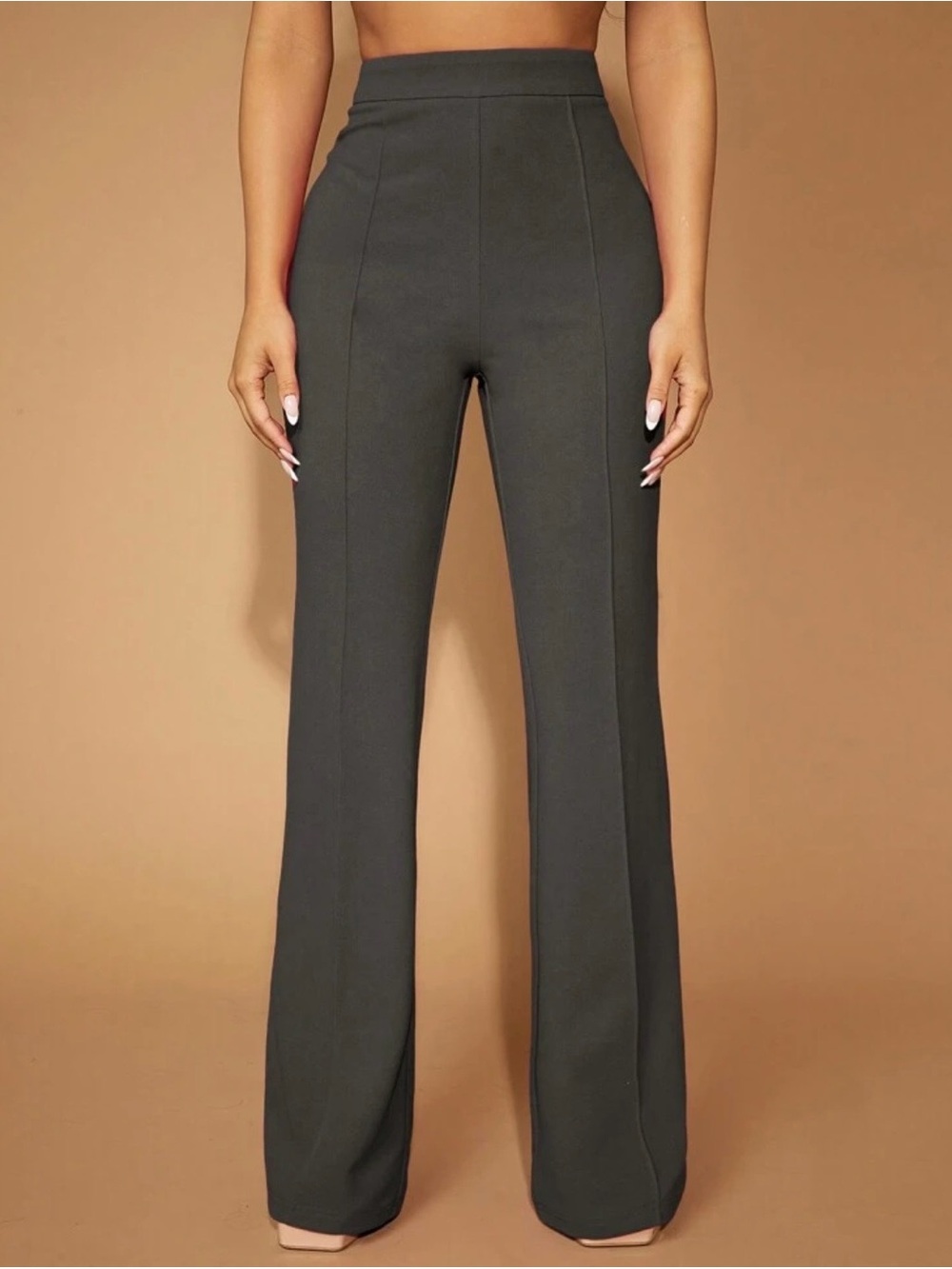 Woman’s SHEIN dark gray dress pants